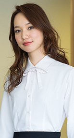 長袖ブラウス(リボン付) 9301172