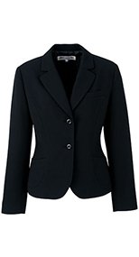 81370 en joie(アンジョア) 軽さと伸縮性があり凹凸感が上品なストレッチジャケット 無地 93-81370