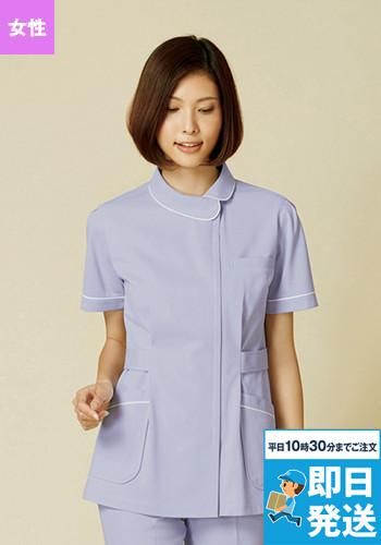 自重堂Whisel WH10801 チュニック ロールカラー パイピング