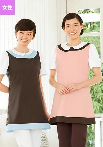 [廃番]エプロンワンピース 横畝ジャージ
