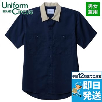 24SS blamink ポロシャツ　ネイビー　36 完売　drawer WAAC X JONES】MEN ラインポイントポロシャツ ネイビー