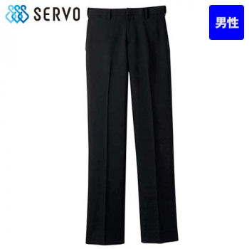 FP-5431 Servo(サーヴォ) ストレッチ黒パンツ(男性用)/股下フリー