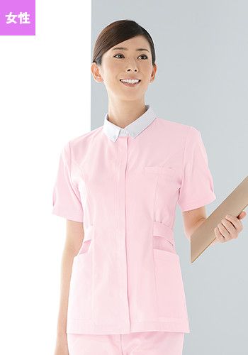[廃番][エコエスモ]半袖ジャケット(女性用) TC(773-71)