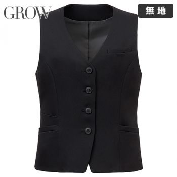 GROW GVEL2553 [通年]ベスト[2wayストレッチ/ウール調/フォーマル]