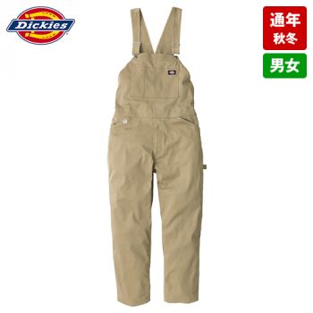 コーコス D-769 [通年]Dickies T/Cストレッチ オーバーオール つなぎ[男女兼用]