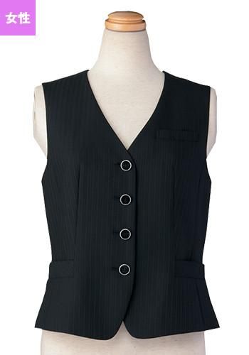 S-03670 03671 Selery ベスト ストライプ