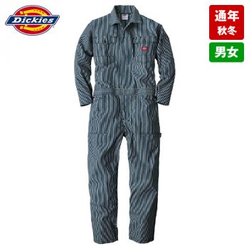 コーコス D-716 [通年]Dickies ストレッチヒッコリー つなぎ[男女兼用]