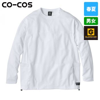 コーコス G-108 [春夏用]フェイスコットンDRY 5ポケット長袖Tシャツ[男女兼用]