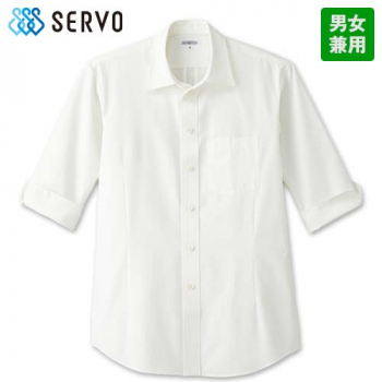 ET-5731 5732 5733 5734 Servo(サーヴォ) ショップシャツ/七分袖(男女兼用)