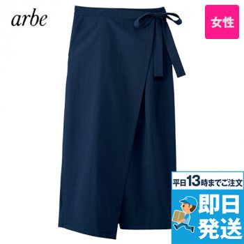 DN-8504 チトセ(アルベ) エプロン風和風パンツ(女性用) 巻きスカートタイプ