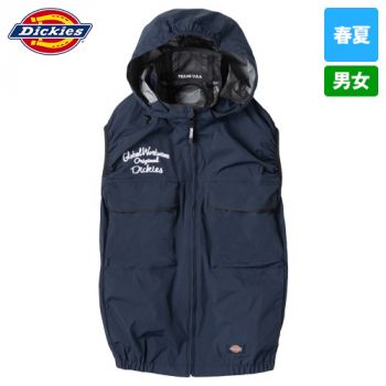 コーコス D-299 [春夏用]Dickies ボルトクール 日傘遮熱® ベスト(ペルチェ ネックホルダー付)[男女兼用]