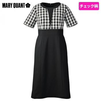 Mary Quant M53391 [春夏用]ワンピース[チェック柄/ストレッチ/帯電防止]