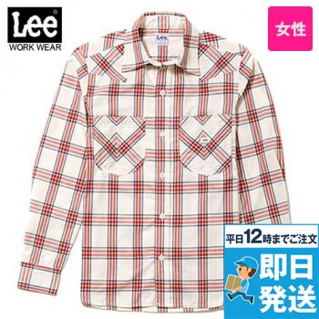 Lee LCS46005 シャンブレーシャツ/半袖(男性用) ｜ユニフォームタウン