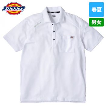 コーコス D-6117 [春夏用]Dickies T/C 鬼鹿の子 半袖ポロ[男女兼用