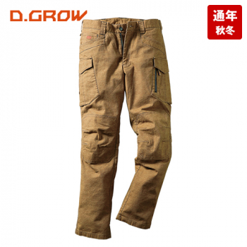 D.GROW DG105 [秋冬用]ストレッチオックスカーゴパンツ(迷彩プリント)