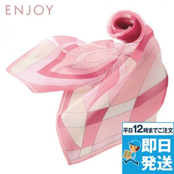[在庫限り/返品交換不可]Enjoy EAZ252 甘く優しげな雰囲気が漂うパステルカラーのスカーフ