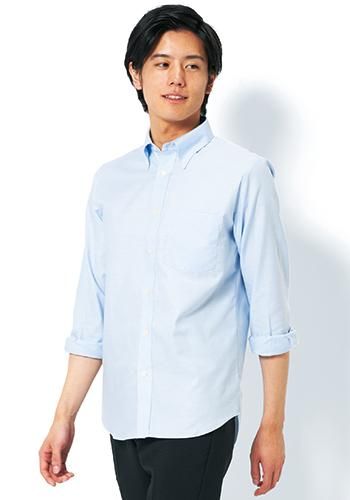 長袖オックスフォードシャツ(男性用)