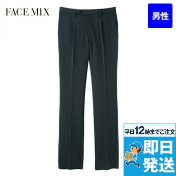 Facemix FP6018M ALBA(アルバ) ストレッチワンタックパンツ(男性用) レギュラー/ストライプ