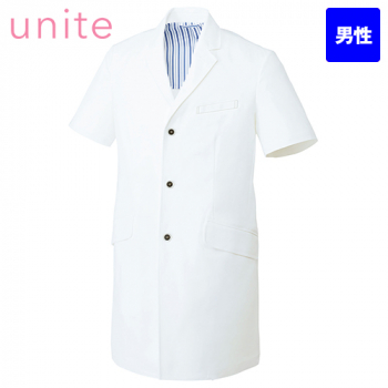 UN-0083 Unite 半袖ドクターコート(男性用)
