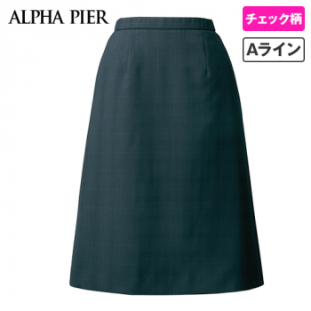 アルファピア AR3893 Aラインスカート [ストレッチ/チェック]