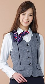 S-04001 04009 SELERY(セロリー) ツイード風ニットベスト 99-S04001