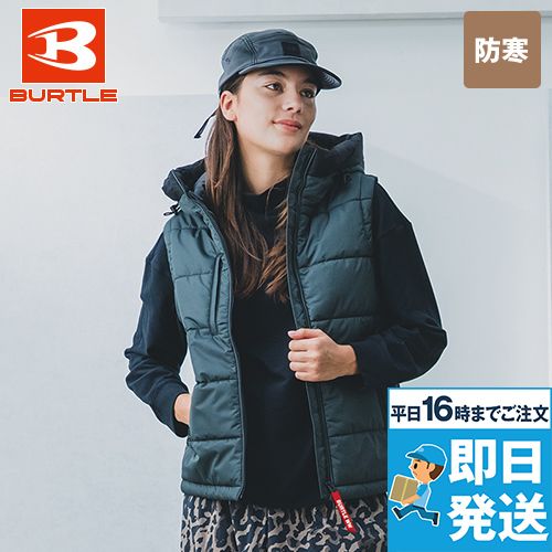 バートル 5034 [防寒]防寒フーディベスト(大型フード付き) [男女兼用]