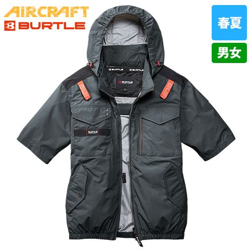 バートル空調服 AC1156-Y26 [春夏用]エアークラフト ACタクティカル半袖ブルゾン[男女兼用]【サイドバックファン】