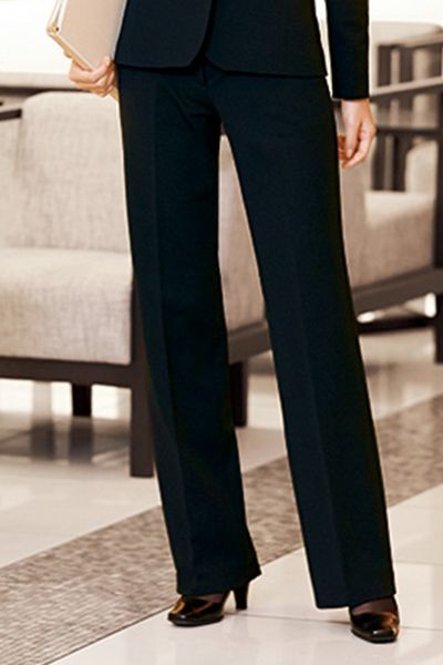 アルファピア AR5666 [通年]ストレッチ裏地で美シルエットのパンツ [無地]