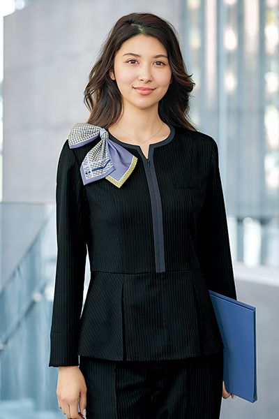 アルファピア AR7898 [通年]プルオーバー[ストレッチ/ストライプ/エコ]