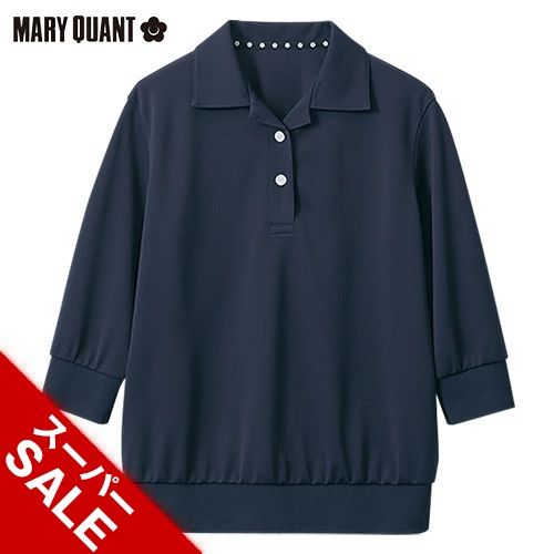 Mary Quant M13061 [春夏用] 六分袖ポロシャツ [ニット]