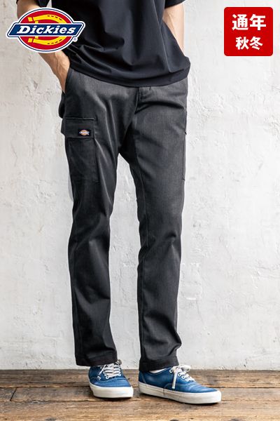 コーコス D-2875 [通年]Dickies T/Cストレッチ オールドスタイル カーゴパンツ[男女兼用]
