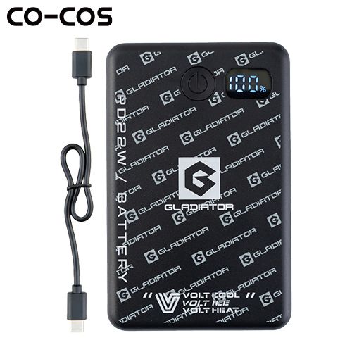 コーコス GB-872 モバイルバッテリー 10,000mAh（手のひらサイズ＆PD充電対応）