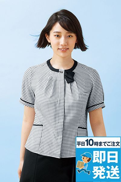 FB71391 nuovo(ヌーヴォ) オーバーブラウス [吸汗速乾/軽量/UVカット/防汚]