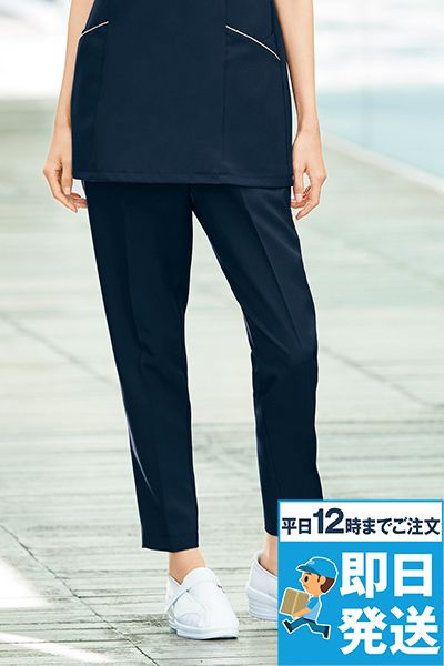 en joie(アンジョア) 72053 パンツ[裾上げ不要][ストレッチ/吸汗速乾/防透][女性用]