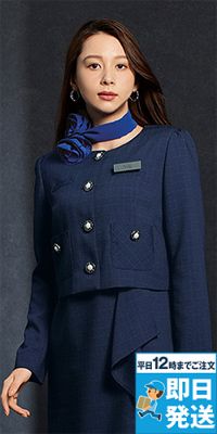 en joie(アンジョア) 82070 [通年] ジャケット [シャドーチェック]