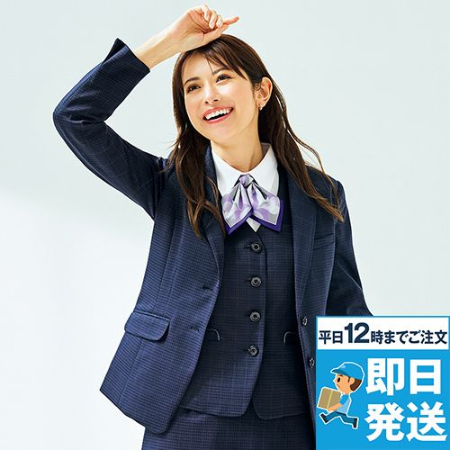 Enjoy EAJ898 [通年]ジャケット [ストレッチ/チェックニット/防シワ]