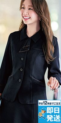 Enjoy EWA1005[通年]オーバーブラウス（七分袖）[吸汗/速乾/ストレッチ]