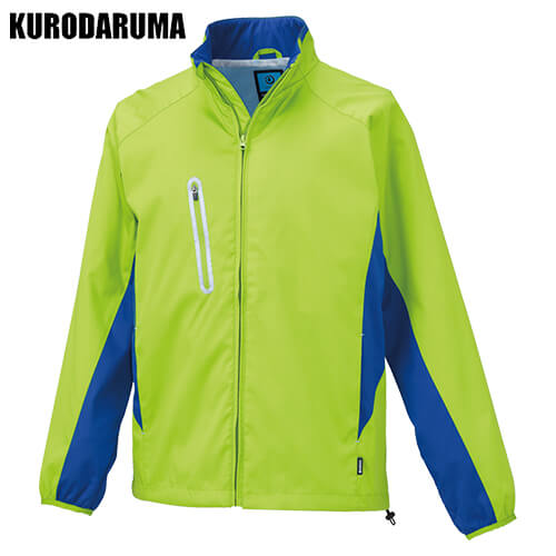 32130 クロダルマ リフレクトウィンドブレーカー バイカラー 右胸チャック