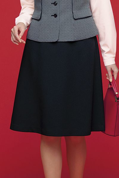 Selery S-12190 12191 12199 [通年]Aラインスカート/無地[ストレッチ]
