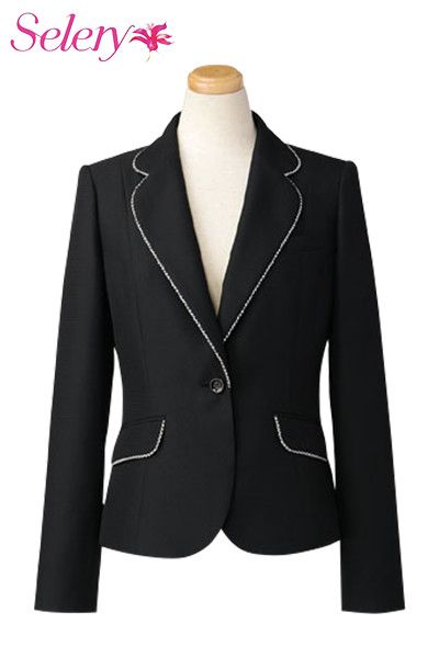 Selery S-24290 [通年]短時間で乾く！ブレード使いのオシャレなジャケット [無地]