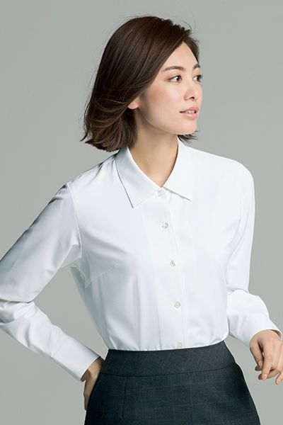 Selery S-36502 36506 36508 [通年]プチプライス・透けない長袖ブラウス