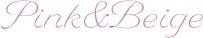 ピンク×ベージュタイトル