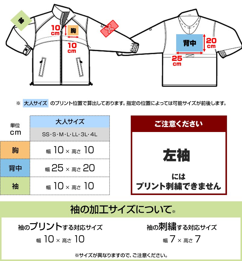 AZ726にプリントできる範囲