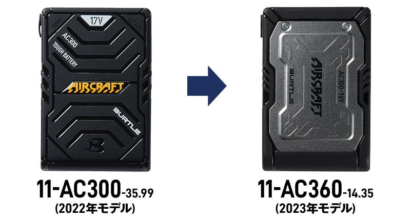 バートルバッテリー19V AC360綺麗な方だと思います