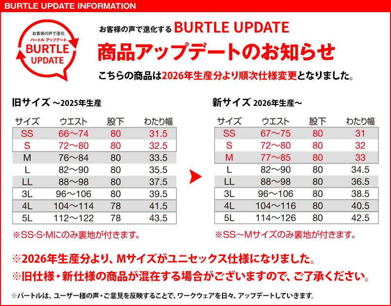 バートル 7097 [春夏用]ドビークロスユニセックスパンツ(JIS T8118適合