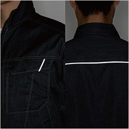 反射パイピング(左胸・背中)