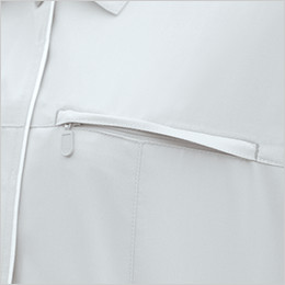 左胸 ファスナーポケット