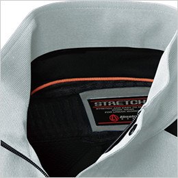 台襟吸汗メッシュ