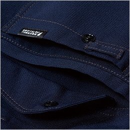 左胸 二重ポケット