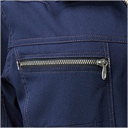 右胸 ファスナーポケット